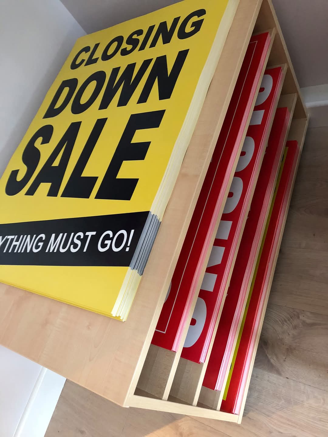 PP11 CLOSING DOWN SALE POSTER