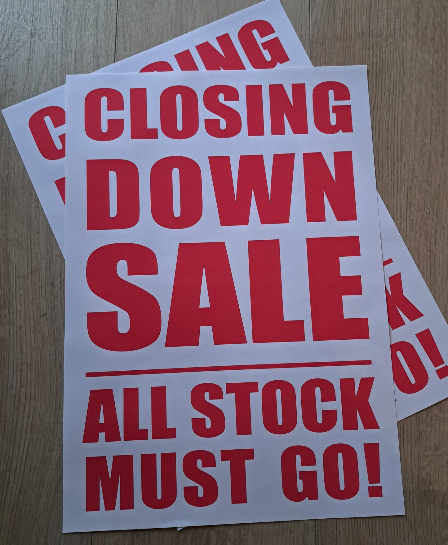 PP17CLOSING DOWN SALE POSTER
