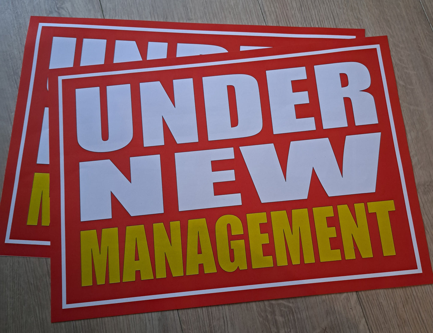 PP16 UNDER NEW MANAGEMENT POSTER