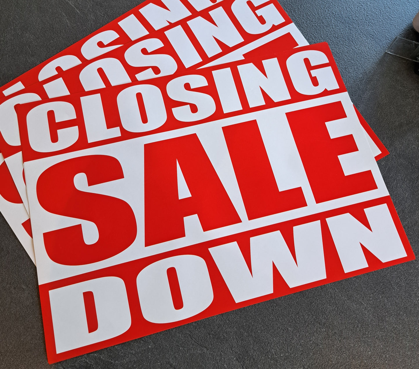 PP3 CLOSING DOWN SALE POSTER