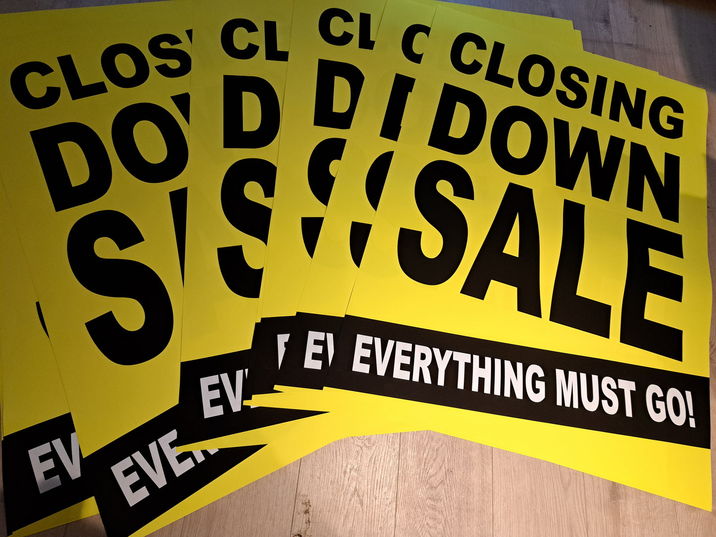 PP11 CLOSING DOWN SALE POSTER