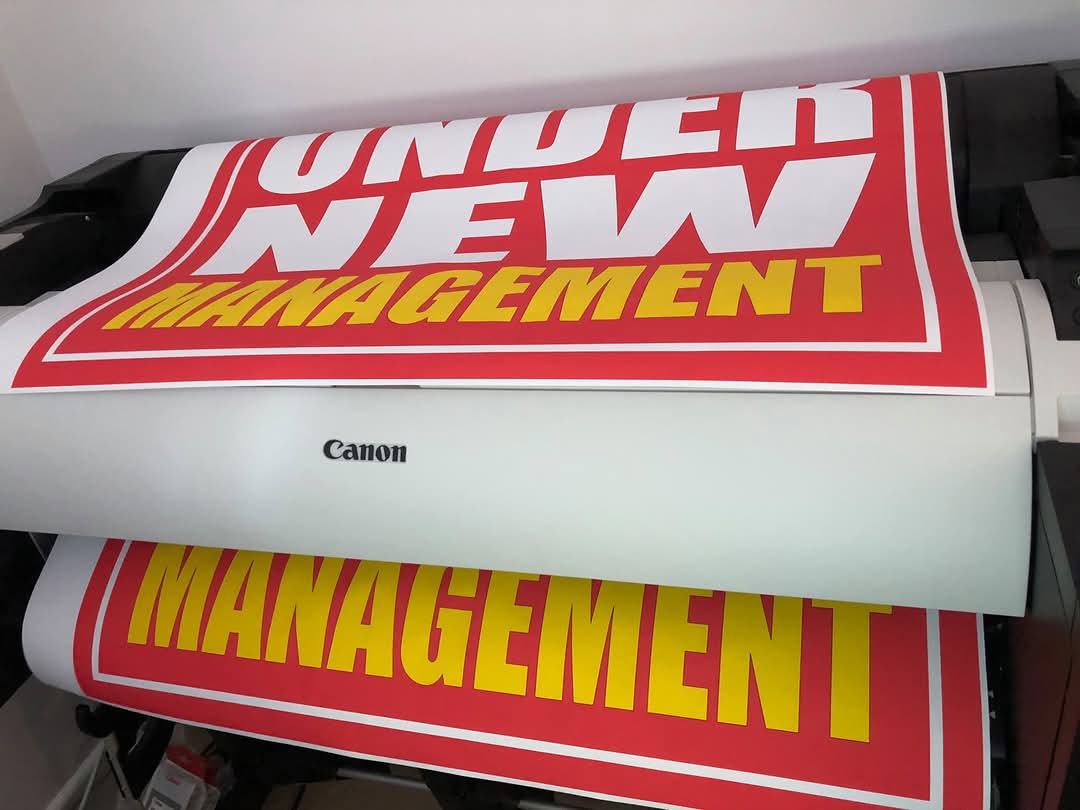 PP16 UNDER NEW MANAGEMENT POSTER