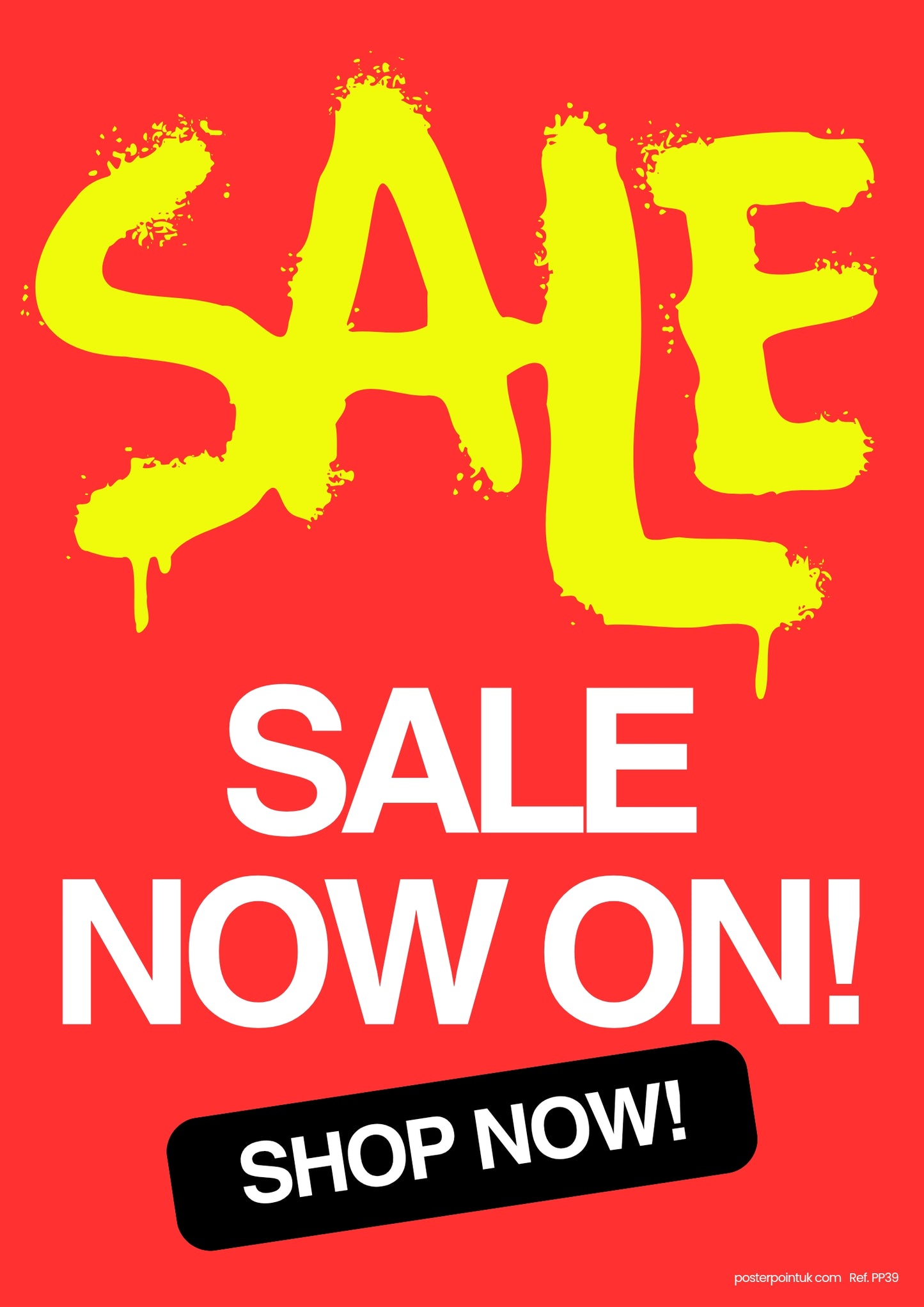 PP39 SALE NOW ON POSTER